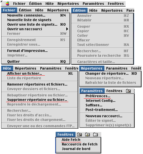 menus Fetch