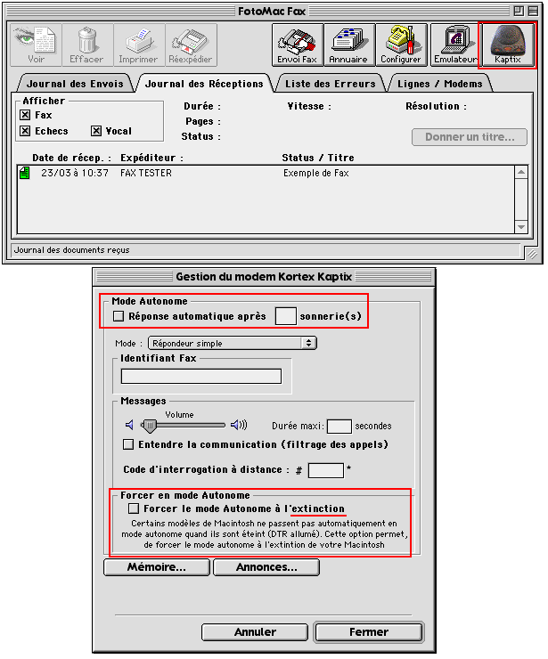 PhotoMac Fax